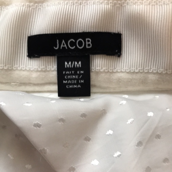 JACOB Cream Button Up Pea Coat Medium - Picture 7 of 9